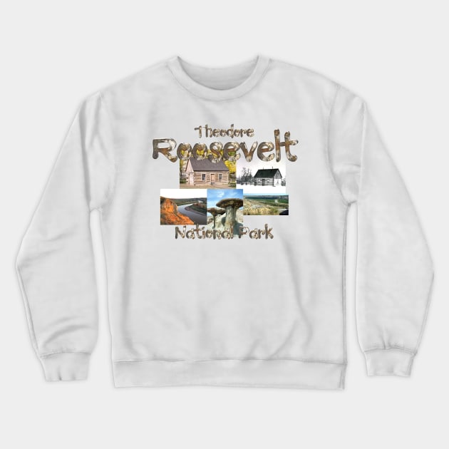 Theodore Roosevelt National Park Crewneck Sweatshirt by teepossible
